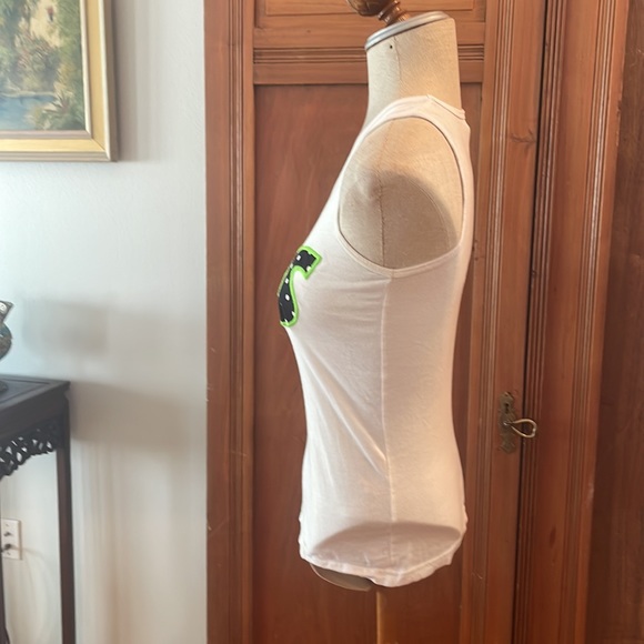 Varsity white tank top CHS women’s XS - Picture 5 of 8